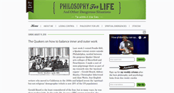 Desktop Screenshot of philosophyforlife.org