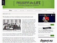 Tablet Screenshot of philosophyforlife.org